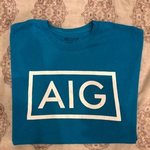 AIG Volunteer T Shirt - Size M - Blue